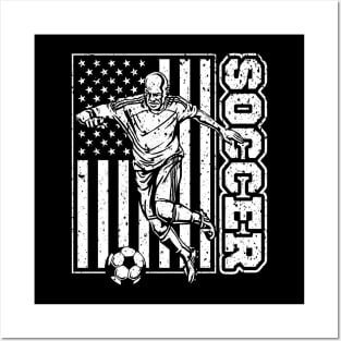 USA Soccer Player Futbol Posters and Art